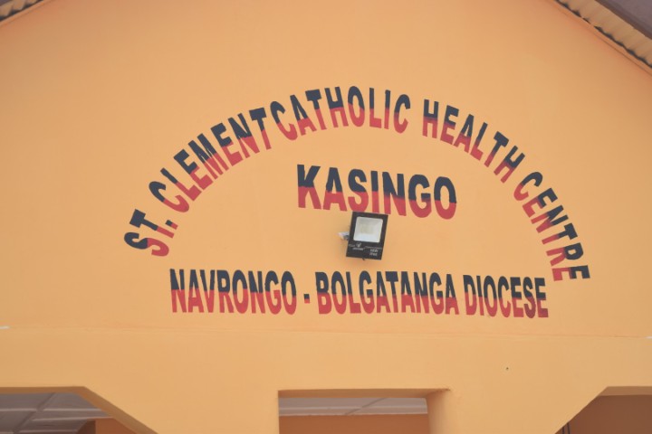 St Clement Catholic Health Centre, Kasingo signage